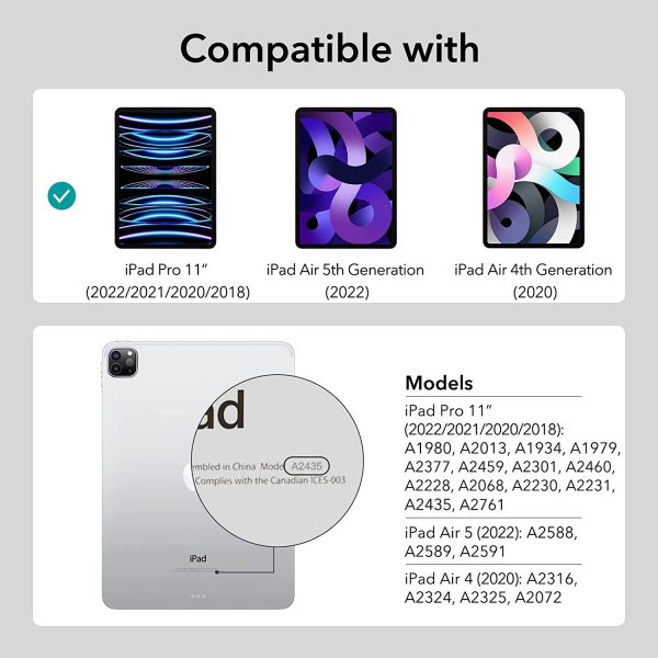 iPad Pro 11 2022 / 2021 / 2020 / 2018 / iPad Air 5 2022 / iPad Air 4 2020 9H Hard HD Clear Tempered Glass with Alignment Frame - 1 PACK - Image 9