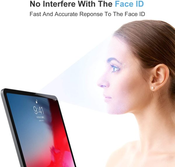 iPad Pro 12.9 2021 Paper Feel Clear Matte Film with Support for Apple Pencil, Write & Draw Like on Paper by ESR - Also for iPad Pro 12.9 2020 & 2018 - 1 PACK - Image 4