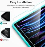 iPad Pro 11 2022 / 2021 / 2020 / 2018 / iPad Air 5 2022 / iPad Air 4 2020 9H Hard HD Clear Tempered Glass with Alignment Frame - 1 PACK - Image 5