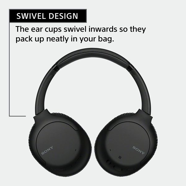 Sony Wireless Noise Cancelling Headphones with Mic for phone-call - Black - WH-CH710N - Image 7
