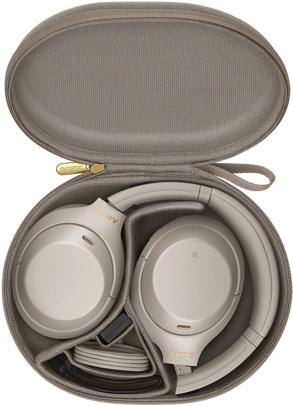 Sony WH-1000XM4 Wireless Industry Leading Noise Canceling Overhead Headphones - Silver - Image 10