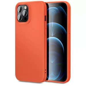 Apple iPhone 12 / iPhone 12 Pro Cloud Super Soft Case by ESR - Coral Orange