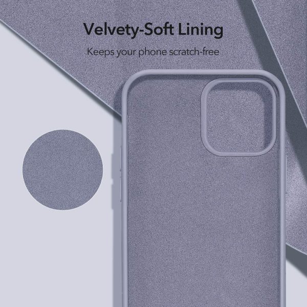 Apple iPhone 12 Pro Max Cloud Super Soft Case by ESR - Lavendar Gray - Image 2