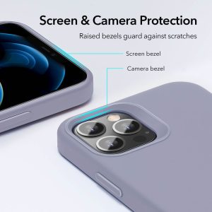 Apple iPhone 12 Pro Max Cloud Super Soft Case by ESR - Lavendar Gray - Image 3