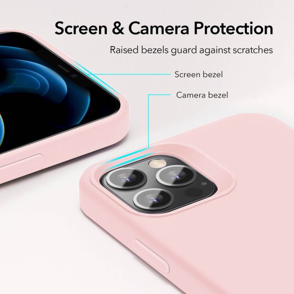 KF3 Apple iPhone 12 Pro Max Cloud Super Soft Case by ESR - Pink Sand - Image 5