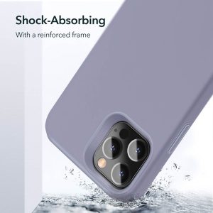 Apple iPhone 12 Pro Max Cloud Super Soft Case by ESR - Lavendar Gray - Image 4