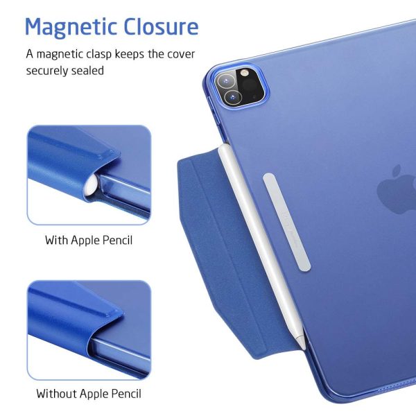 iPad Pro 12.9 2020 Ascend Trifold Hard Smart Case by ESR - Navy Blue also for iPad Pro 12.9 2018 - Image 5