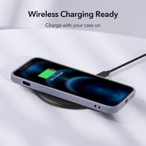 Apple iPhone 12 Pro Max Cloud Super Soft Case by ESR - Lavendar Gray - Image 5