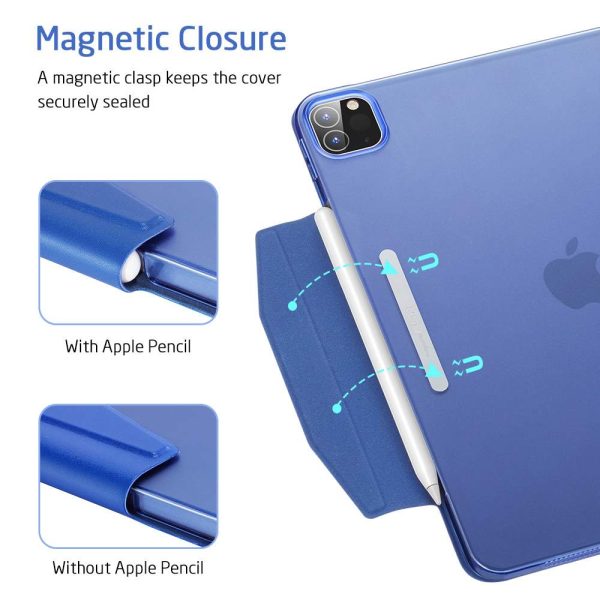 iPad Pro 12.9 2020 Ascend Trifold Hard Smart Case by ESR - Navy Blue also for iPad Pro 12.9 2018 - Image 6