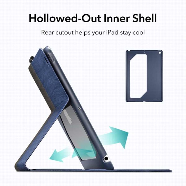 iPad 9th Gen 2021 Urban Premium Folio Case Book Cover Design, Multi-Angle Stand also for iPad 8th Gen / iPad 7th Gen 2019 - Knight - Image 7