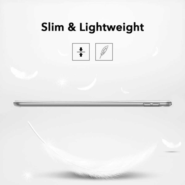 iPad 9th Gen 2021 Rebound Slim Case with Flexible TPU Back & Rubberized Cover - Silver Gray also for iPad 8th Gen / iPad 7th Gen 2019 - Image 7