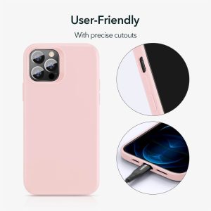 Apple iPhone 12 Pro Max Cloud Super Soft Case by ESR - Pink Sand - Image 2