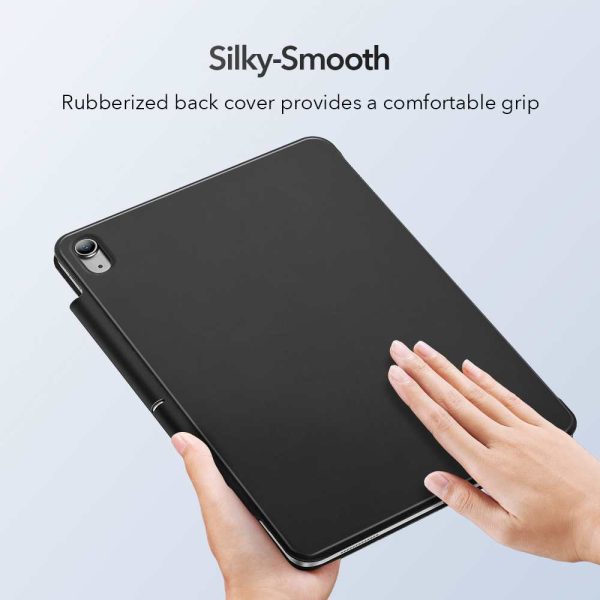 KF7 iPad Air 5 2022 /iPad Air 4 2020 Rebound Magnetic Smart Case Convenient Magnetic Attachment Supports Pencil Pairing & Charging - Silver Gray - Image 5