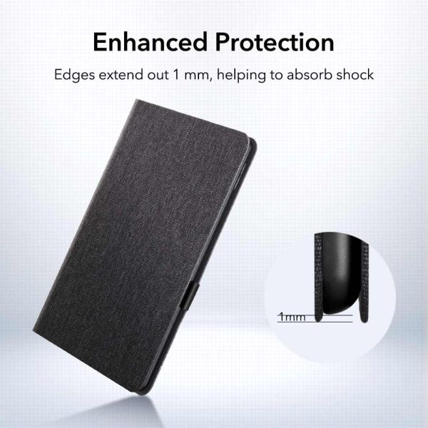 iPad 9th Gen 2021 Urban Premium Folio Case Book Cover Design, Multi-Angle Stand also for iPad 8th Gen / iPad 7th Gen 2019 - Black - Image 6