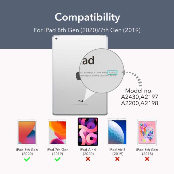 iPad 9th Gen 2021 Urban Premium Folio Case Book Cover Design, Multi-Angle Stand also for iPad 8th Gen / iPad 7th Gen 2019 - Knight - Image 4