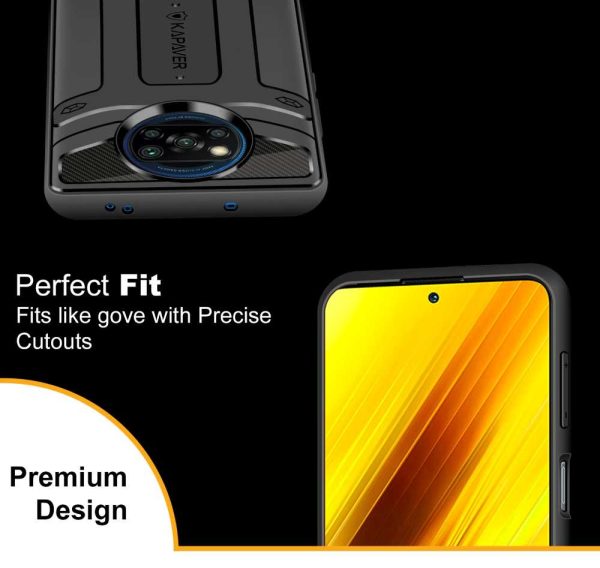 Perfect Fits POCO X3 NFC / POCO X3 Pro Rugged Case by KAPAVER - Black - Image 8