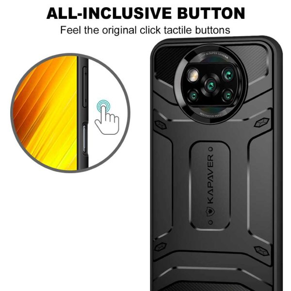 Poco X3_05 POCO X3 NFC / POCO X3 Pro Rugged Case by KAPAVER - Black - Image 5
