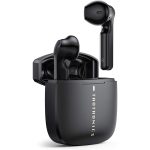 TaoTronics SoundLiberty 92 Bluetooth 5.0 Earbuds with Charging Case Hi-Fi Stereo TWS True Wireless Earbuds with Mic - Black