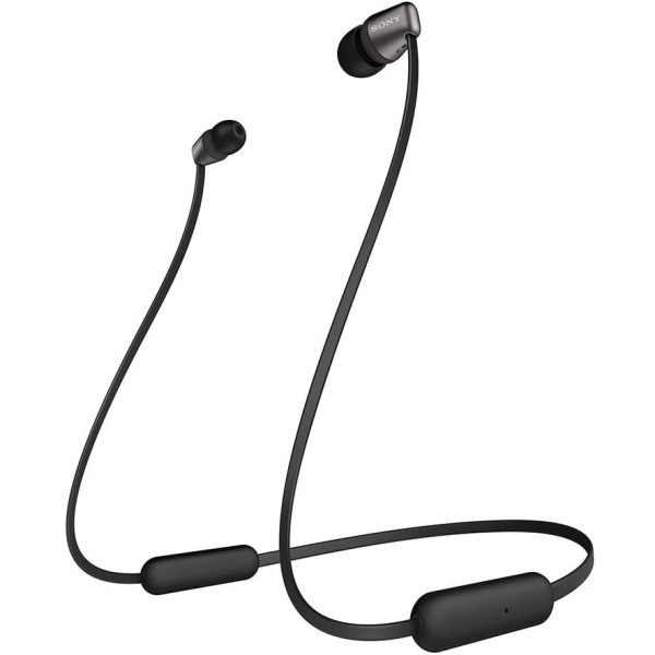 c310-square Sony Wireless in-Ear Headset/Headphones with Mic for Phone Call - Black WI-C310 - Image 1