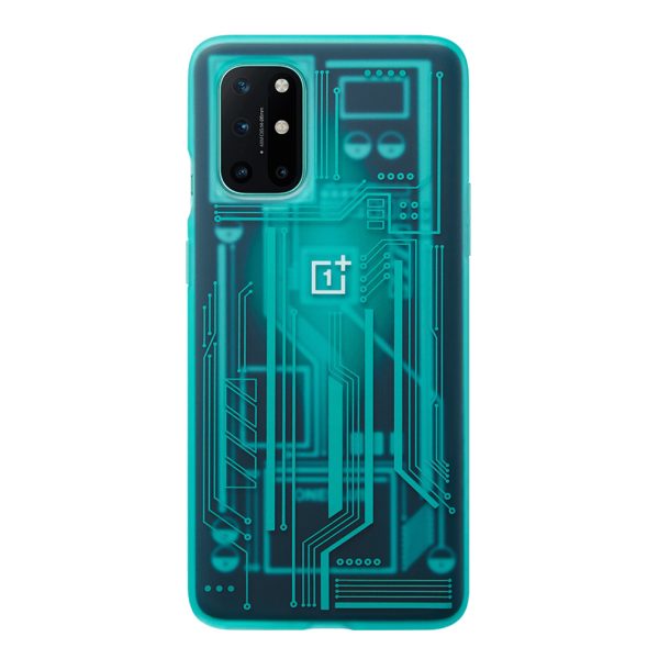 cyborg-cyan OnePlus 8T Quantum Bumper Case Original by OnePlus - Cyborg Cyan - Image 1