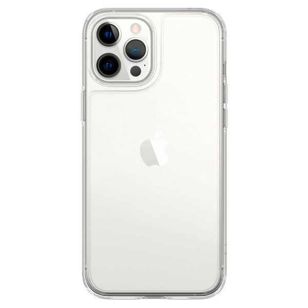 Apple iPhone 12 Pro Max Quartz Hybrid Tempered Glass Case by Spigen - ACS01621 - Crystal Clear - Image 5