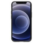 Apple iPhone 12 mini Liquid Air Case by Spigen - ACS01744 - Matte Black - Image 7