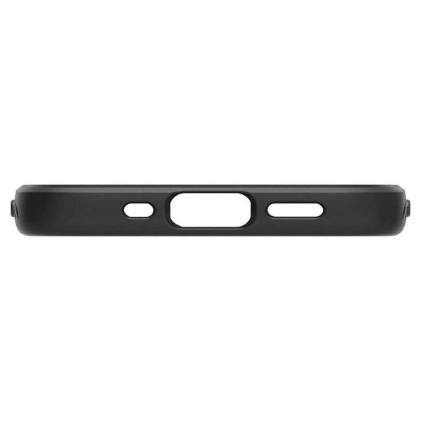 Apple iPhone 12 mini Liquid Air Case by Spigen - ACS01744 - Matte Black - Image 5