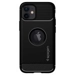 Apple iPhone 12 mini Rugged Armor Case by Spigen - ACS01743 - Matte Black - Image 2