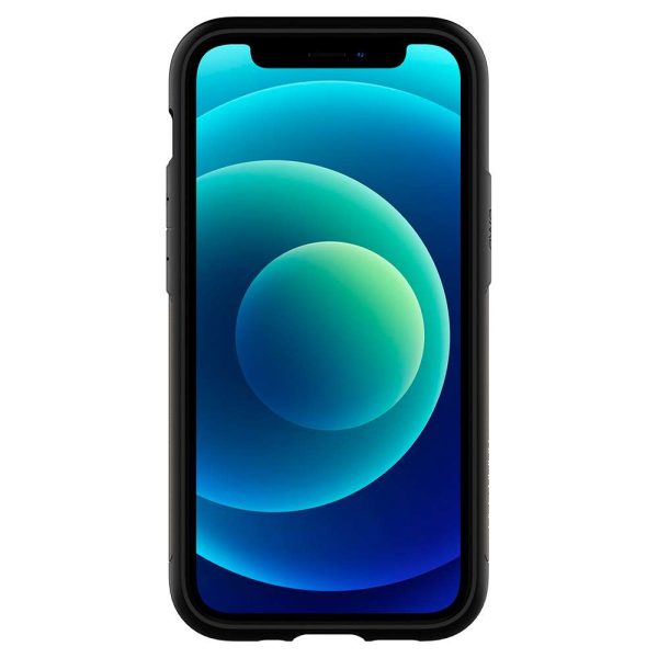 detail_ip12mini_sa_navy_blue_02 Apple iPhone 12 mini Slim Armor Case by Spigen - ACS01547 - Navy Blue - Image 7