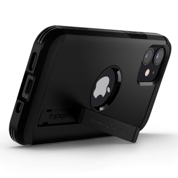 Apple iPhone 12 mini Tough Armor Case by Spigen - ACS01753 - Black - Image 8