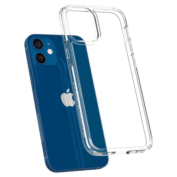 detail_ip12mini_uh_cc_06 Apple iPhone 12 mini Ultra Hybrid TPU + PC Case by Spigen - ACS01745 - Crystal Clear - Image 3