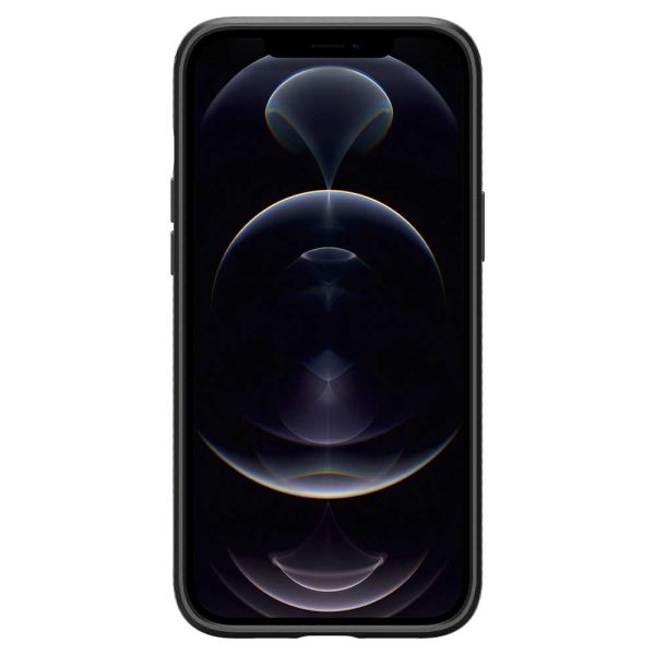 detail_ip12promax_la_blk_02 Apple iPhone 12 Pro Max Liquid Air Case by Spigen - ACS01617 - Matte Black - Image 7