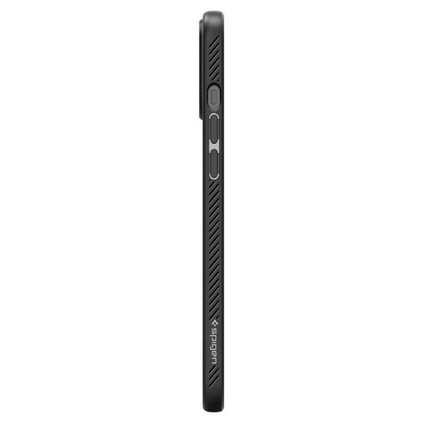 detail_ip12promax_la_blk_04 Apple iPhone 12 Pro Max Liquid Air Case by Spigen - ACS01617 - Matte Black - Image 5
