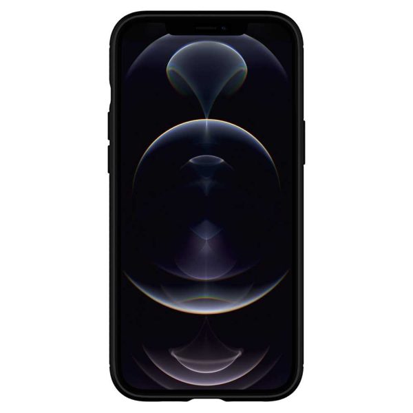 Apple iPhone 12 Pro Max Rugged Armor Case by Spigen - ACS01616 - Matte Black - Image 8