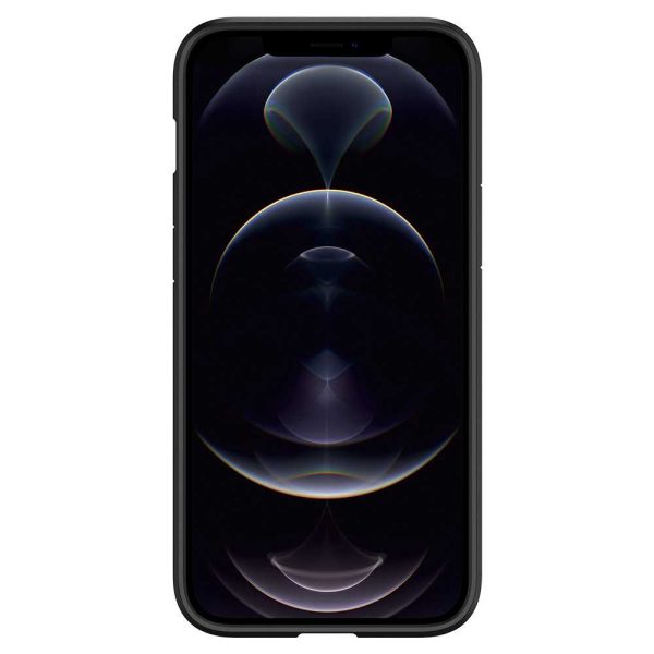 Apple iPhone 12 Pro Max Ultra Hybrid TPU + PC Case by Spigen - ACS01619 - Matte Black - Image 6