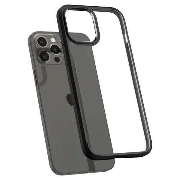 Apple iPhone 12 Pro Max Ultra Hybrid TPU + PC Case by Spigen - ACS01619 - Matte Black - Image 3
