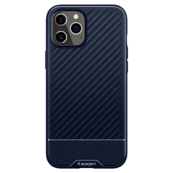 Apple iPhone 12 Pro Max Core Armor Rugged TPU Case by Spigen - ACS01472 - Navy Blue - Image 4