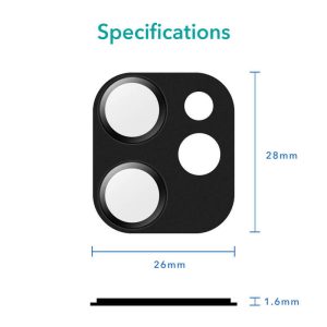 Apple iPhone 12 / iPhone 12 mini Camera Lens HD Protector 2 PACK by ESR - Image 5