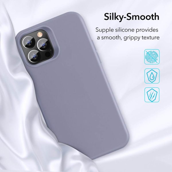 Apple iPhone 12 Pro Max Cloud Super Soft Case by ESR - Lavendar Gray - Image 8