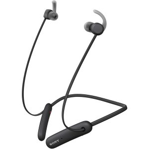 Sony WI-SP510 Extra BASS Wireless in-Ear Headset/Headphones with mic for Phone Call Sports IPX5 Bluetooth, Black