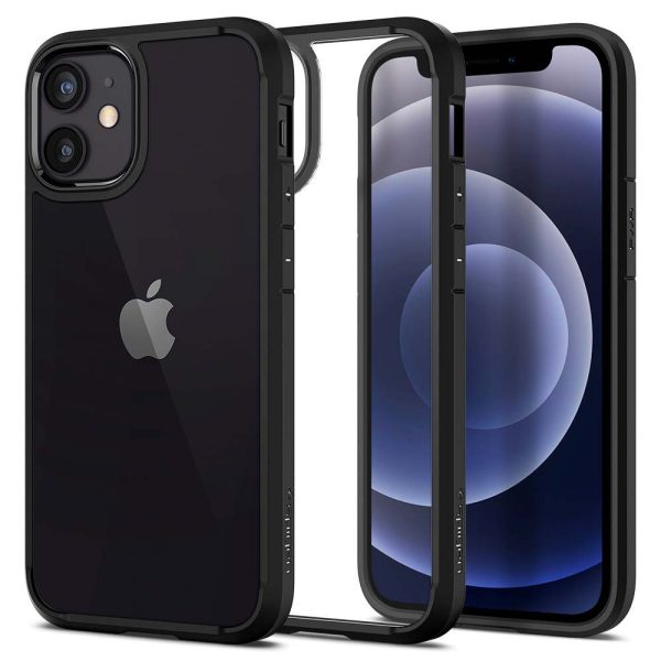 Apple iPhone 12 mini Ultra Hybrid TPU + PC Case by Spigen - ACS01746 - Matte Black - Image 1