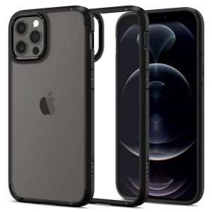 Apple iPhone 12 / iPhone 12 Pro Ultra Hybrid TPU + PC Case by Spigen - ACS01703 - Matte Black