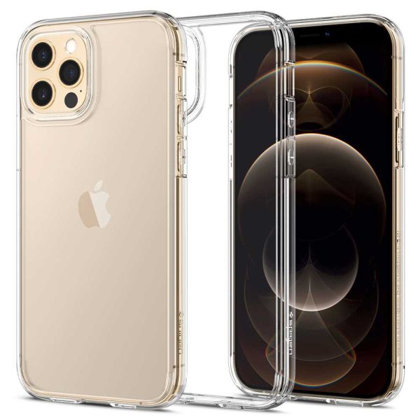 Apple iPhone 12 / iPhone 12 Pro Ultra Hybrid TPU + PC Case by Spigen - ACS01702 - Crystal Clear - Image 1