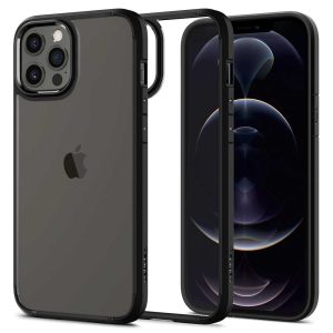 Apple iPhone 12 Pro Max Ultra Hybrid TPU + PC Case by Spigen - ACS01619 - Matte Black