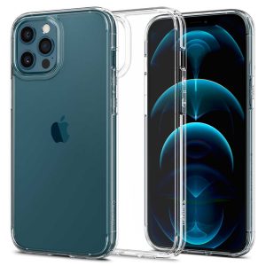 Apple iPhone 12 Pro Max Ultra Hybrid TPU + PC Case by Spigen - ACS01618 - Crystal Clear