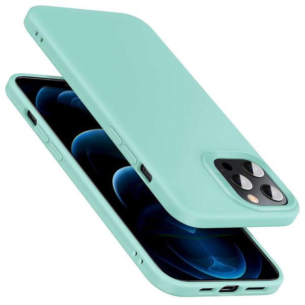 Apple iPhone 12 / iPhone 12 Pro Cloud Super Soft Case by ESR - Mint Green - Image 3