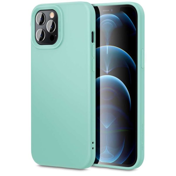主图3 Apple iPhone 12 / iPhone 12 Pro Cloud Super Soft Case by ESR - Mint Green - Image 1