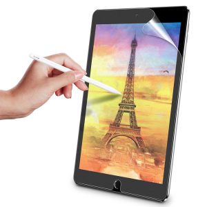 iPad 9th Gen 2021 Paper Feel Clear Matte Film with Support for Apple Pencil, Write & Draw Like on Paper by ESR - Also for iPad 8th Gen / iPad 7th Gen 2019  - 1 PACK