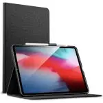 iPad Pro 11" 2020 Urban Premium Folio Case Book Cover Design, Multi-Angle Stand also for iPad Pro 11" 2018 - Black
