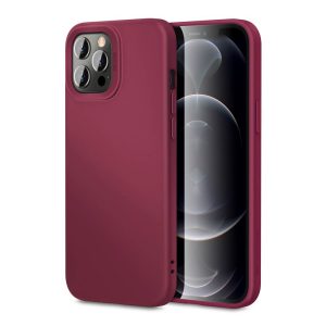 Apple iPhone 12 / iPhone 12 Pro Cloud Super Soft Case by ESR - Wine Red